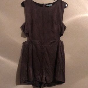 Gray romper